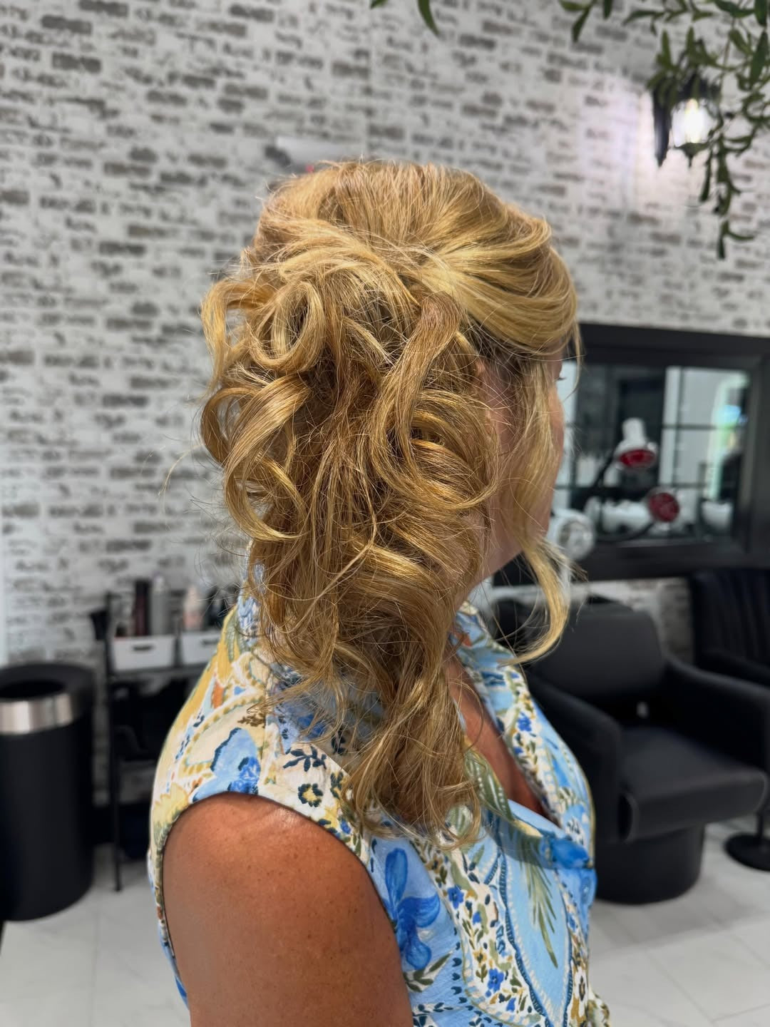 Blonde highlights and blowout at Rogue Salon, Oceanport NJ