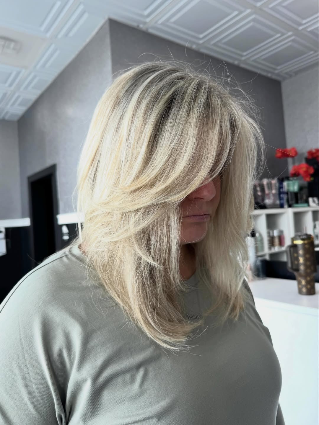 Balayage color result at Rogue Salon, Oceanport NJ