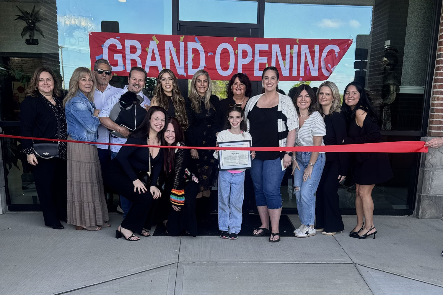 The Rogue Salon team at the Oceanport grand opening